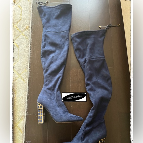 blue suede dress boots Duster Brogues Leather Midnight Blue Size Wingtip Lace Up Ankle Boots